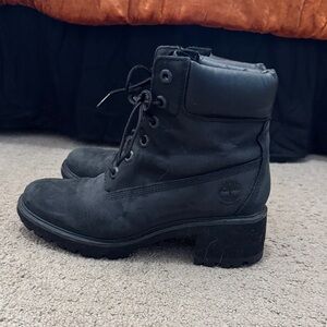 Timberland Women's Black Combat Boots